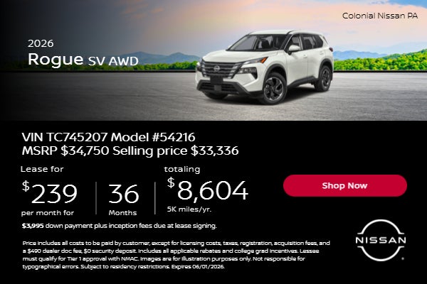 2026 Rogue SV AWD 