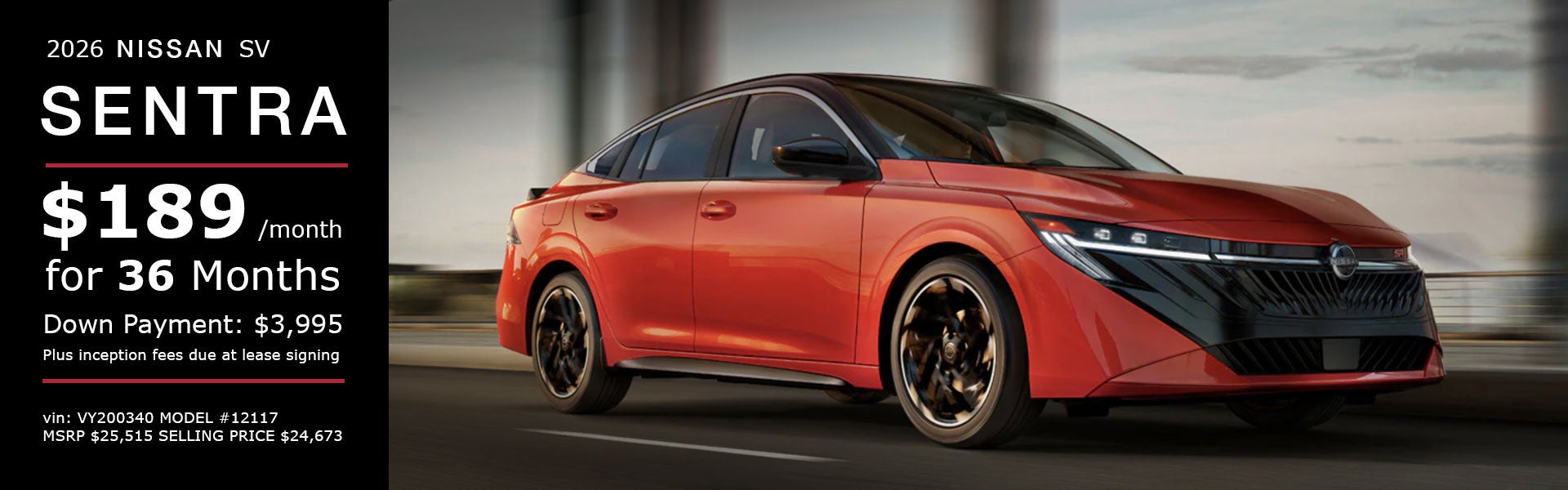 2027 SENTRA SV