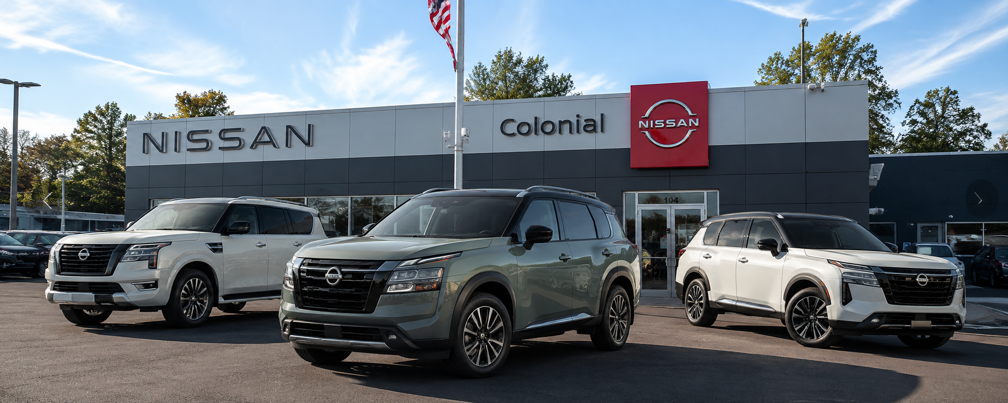 Colonial Nissan dealership in Feasterville Pennsylvania serving Bucks County